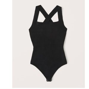 Abercrombie & Fitch halter cross back body suit